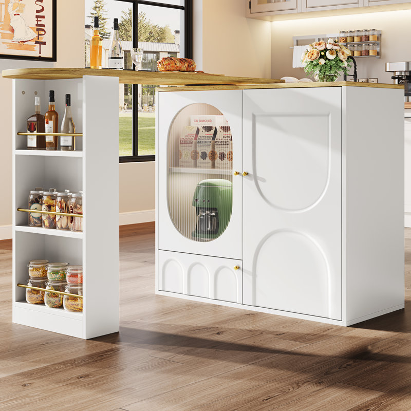 39cm Home Bar, White