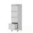 Metal Storage Filing Cabinet With Wheels, Lock And 4 Drawers-499408485