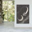 Lune vol rétro, paysage abstrait, art mural-129965663
