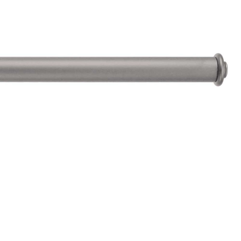 Walnut 8.06' 7-Step Wood Rolling Sunburst Wheel Ladder, Satin Nickel