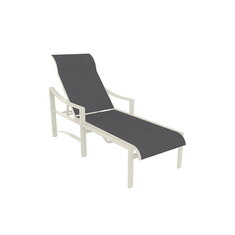 Kenzo Outdoor Chaise Lounge, Parchment, Rincon