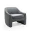 Fauteuil demi-tonneau rembourré Esly-1133026389