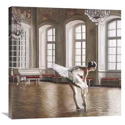 " Rehearsing Ballerina " Print