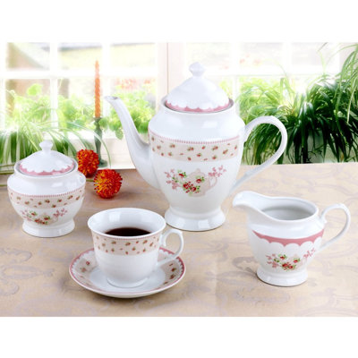 August Grove Hayle Floral Teapot