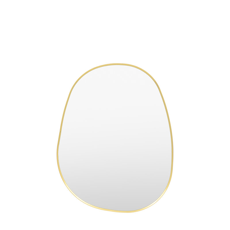 Hollie Pebble Metal Mirror 70cm x 90cm, Gold