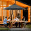 130cm Lighted Market Parasol-96006325