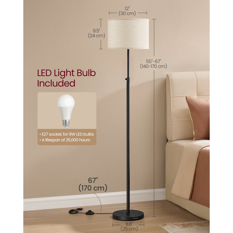 140cm LED Task Floor & Table Lamp Set