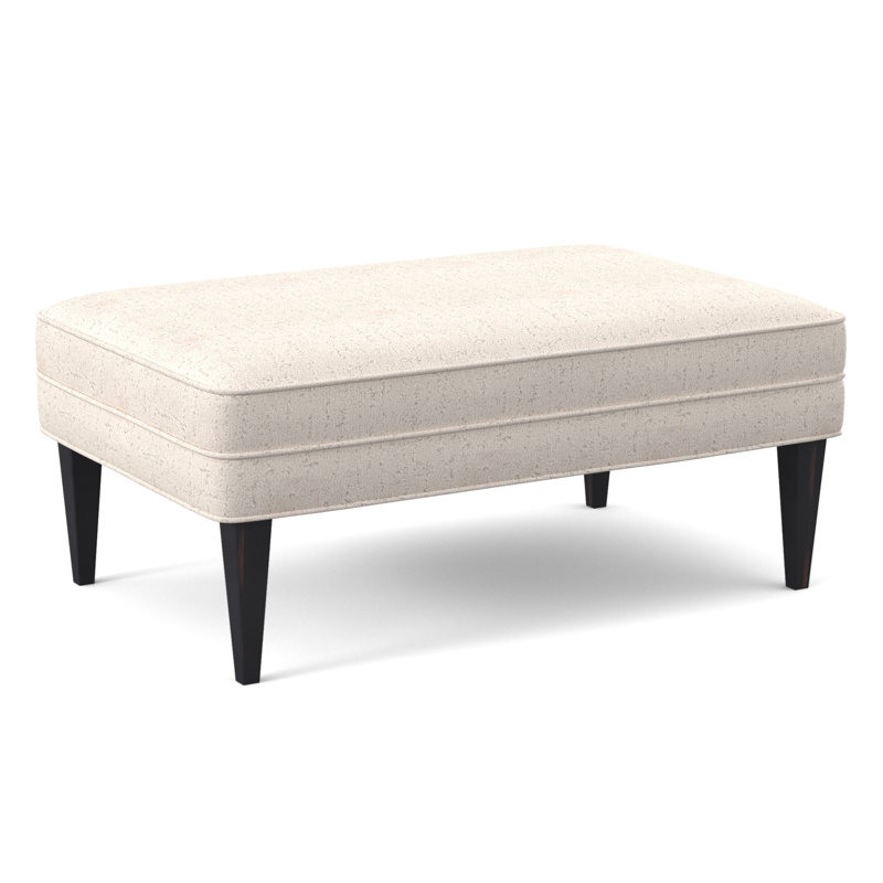Aperitif Upholstered Bench, Vintage Ebony, Venice Ivory