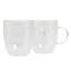 Ensemble de 2 tasses Mr. Coffee en verre borosilicaté à double paroi