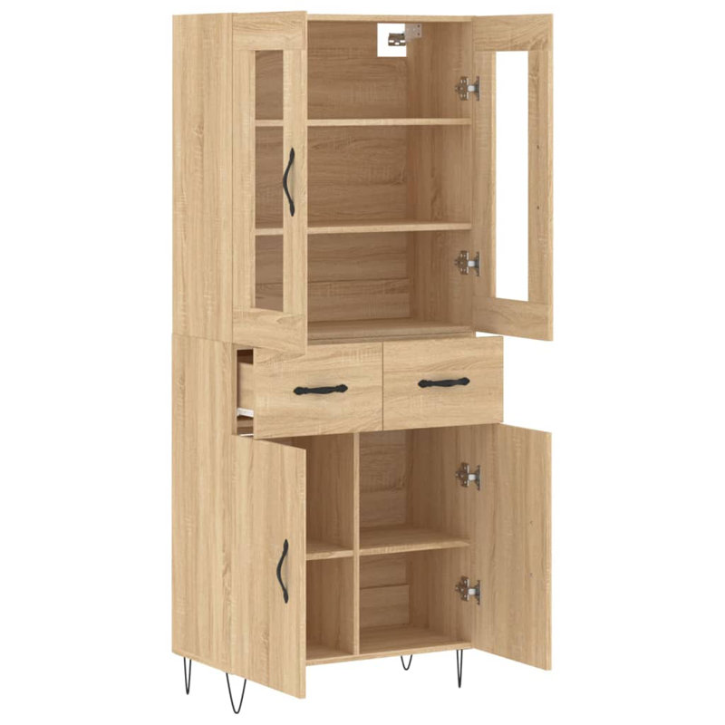 Thanh 69.5 cm W Highboard, Sonoma Oak