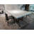 Newcomb Glass Top Metal Base Dining Table-47401635