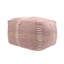 Pouf Morro Bay fabriqué à la main résistant à l'eau, confortable et polyvalent, design classique pour coins confortables, multicolore rouge