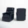 Manning 29.6" Wide Genuine Leather Manual Swivel Rocking Standard Recliner