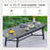 Rectangular Extendable 6 - Person Outdoor Dining Set With Cushions