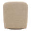 Darrel Upholstered Swivel Accent Chair, Sand