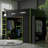 Larkspur Modern Gaming Solid Wood Full Loft Bed with LED Lighting, USB Port, Desk & Dual Wardrobes-124611200