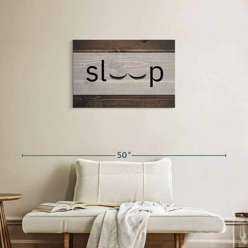 Tergel Sleep Typography, 20" H x 30" W