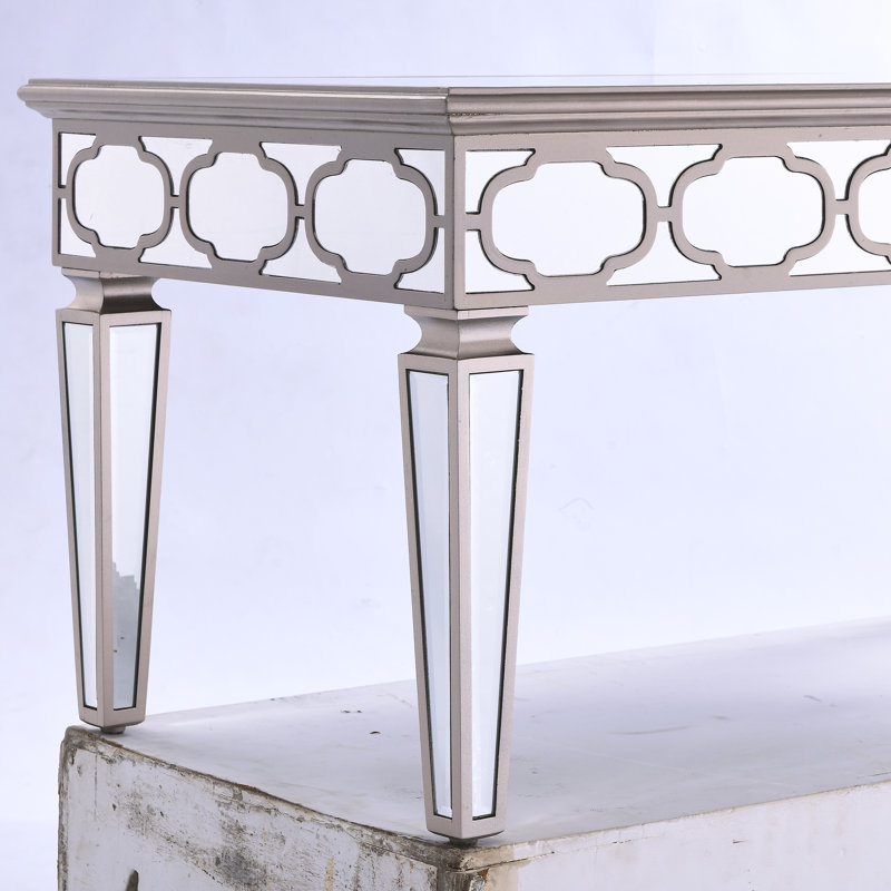 Table de bout en verre de 19,68 po de hauteur
