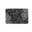 Magic Black Polypropylene Plastic Geometric Rectangle Placemat