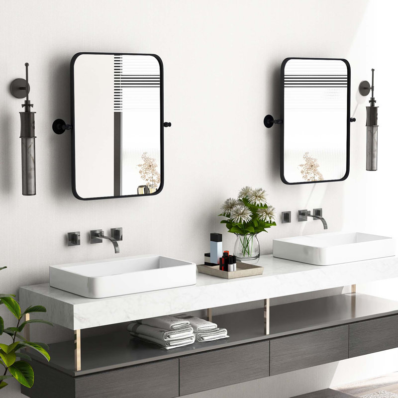 Miroir mural pivotant 30 po