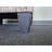 Linen Upholstered Storage Ottoman