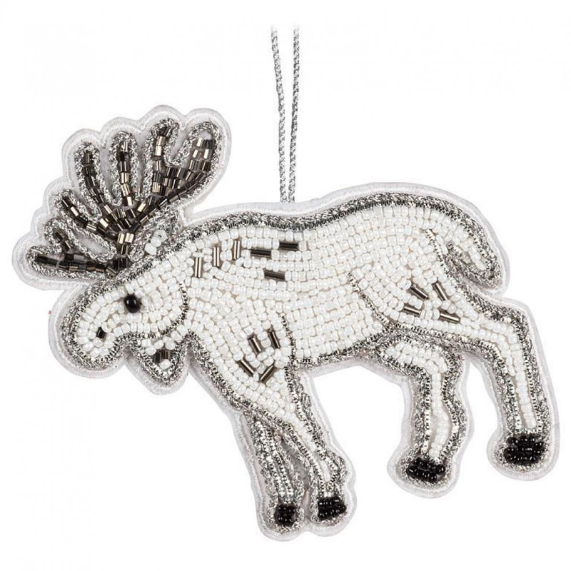 Moose Bead Ornament