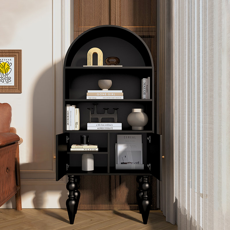 Modern art arch multi-layer display bookcase