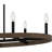Arvelo 9 - Light Steel Dimmable Wagon Wheel Chandelier