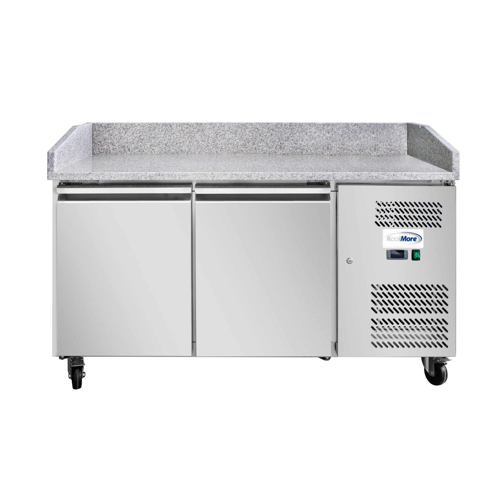 koolmore-59-in-two-door-commercial-refrigerated-granite-top-pizza-prep