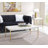 Daxton Coffee Table with Metal Legs & Wooden Top