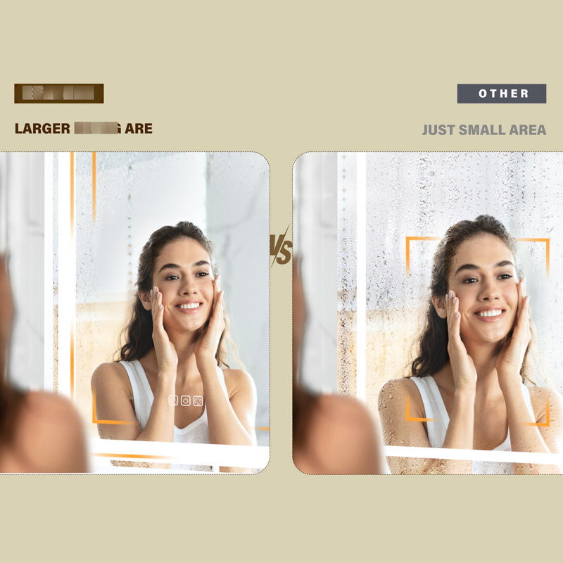Miroir de salle de bain 3628, 36 po x 28 po