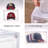 6 Pack Hat Organizer Box, Stackable Baseball Caps Holder Box Containers With Magnetic Door For Hats Snapback Cap Storag, Hat Rack Display Case, Holds 8 Hats Each-1024549738-1024549741