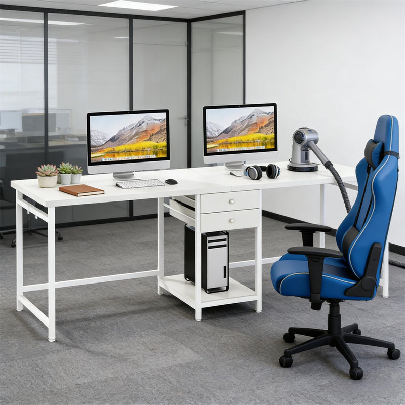 Dual Workstation (Not Include Stools)