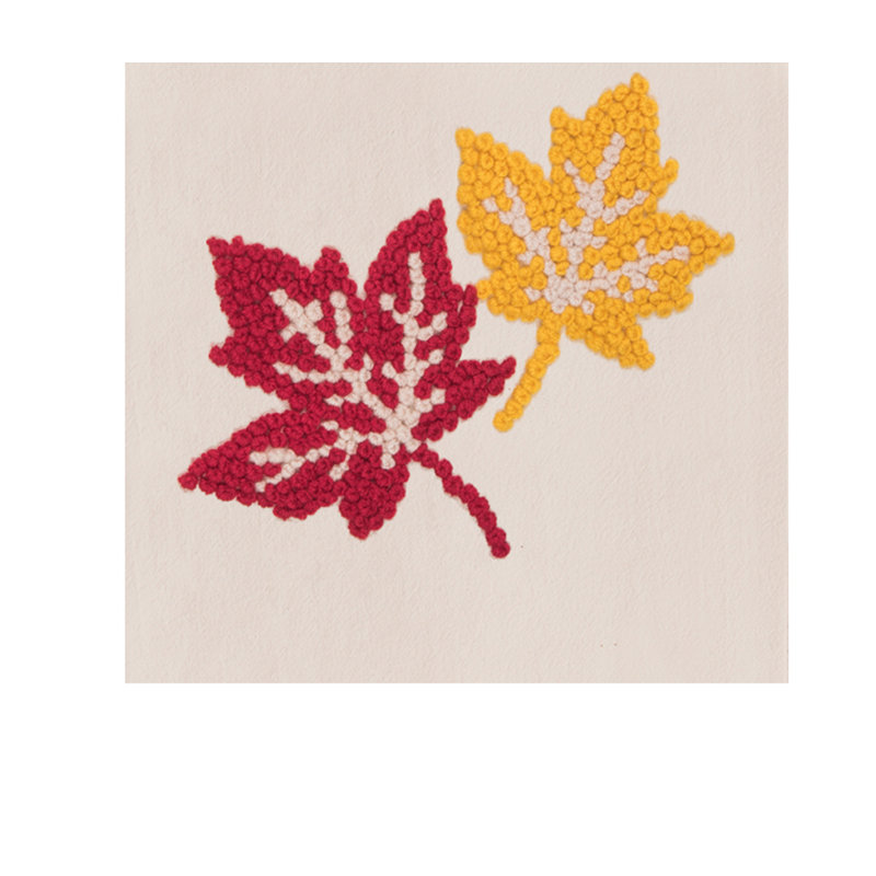 Torchon 100% coton Falling Leaves
