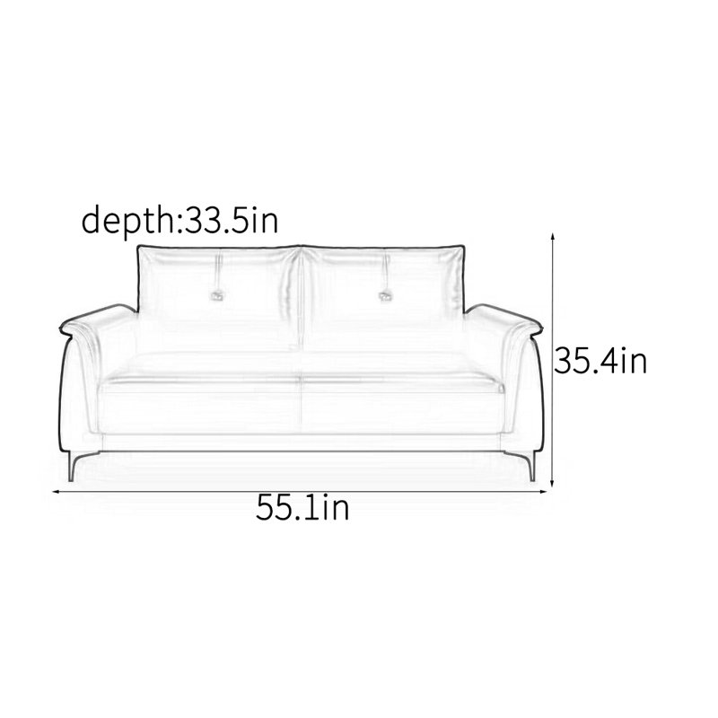 Modern simple casual sofa