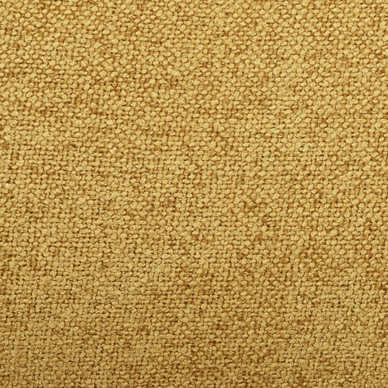 Chaises de salle à manger rembourrées Chuang, Bois brun / jaune, 2