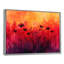 Danse d'automne d'Alger, coucher de soleil, coquelicots V - coquelicots, art mural-291406562-291406569-529098753