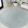 Arzel Solid Low-Pile Aqua Blue Rug