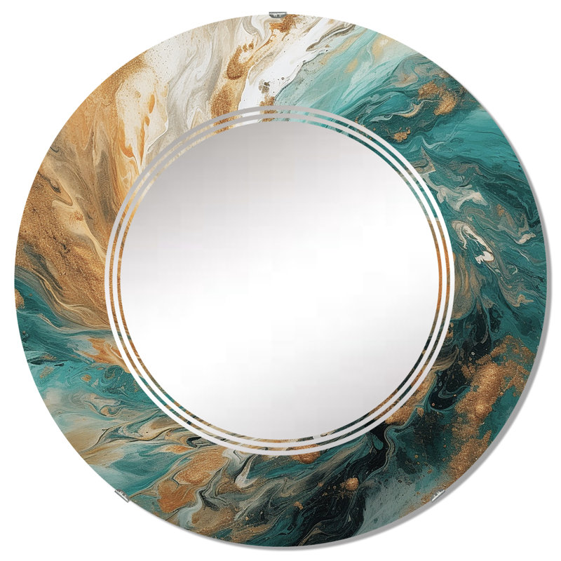 Miroir mural Zyien, 32 po x 32 po
