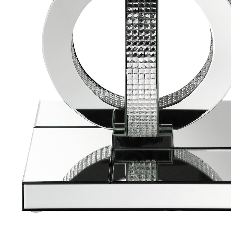 Dwala Square End Table in Mirrored