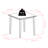 Avagrace 4 - Person Solid Wood Solid Wood Top Four Leg Dining Set-76310853