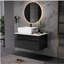 Petit meuble-lavabo flottant simple 31,5 pouces avec lavabo