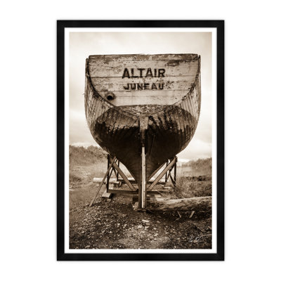 Altair Juneau in Sepia Framed Photographic Print