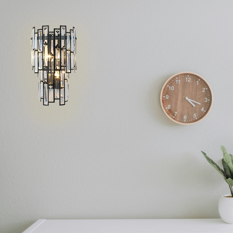 Binal Flush Mounted Sconce, Matte Black