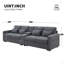 Couches modernes en tissu de lin avec 4 coussins pour le salon, appartement-106548261
