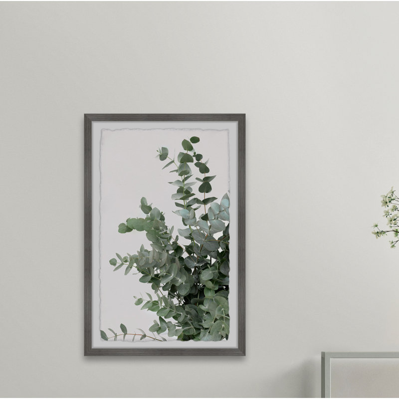 « evergreen buisson »-reproduction de photo sur papier encadrée, H 36 po x l 24 po x P 1,5 po