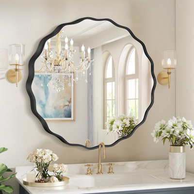 Miroir mural Scalloped