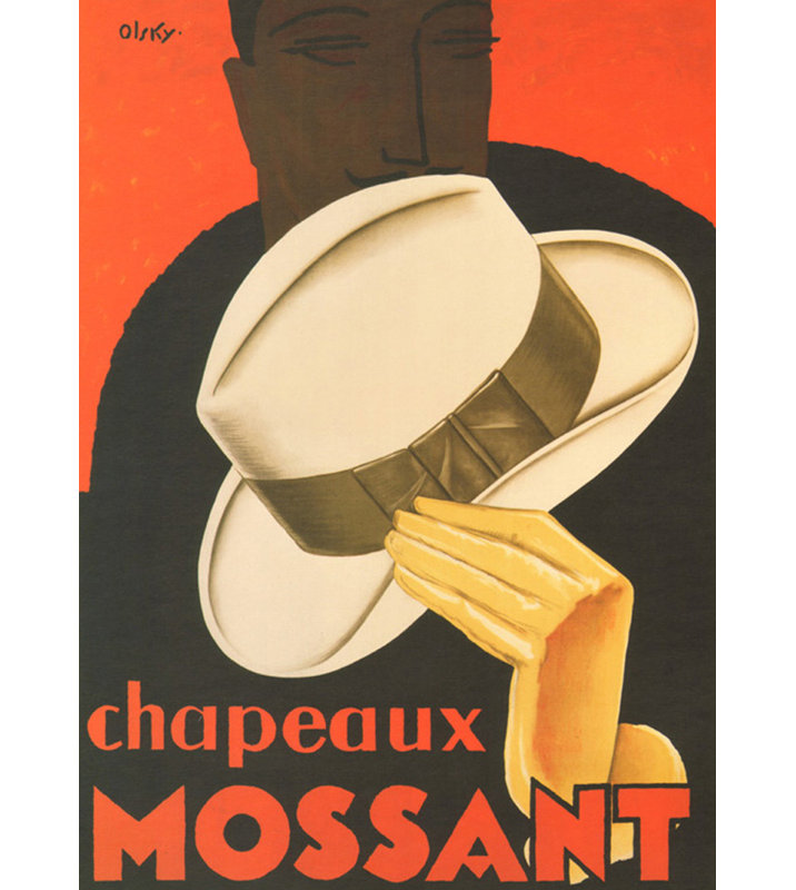Chapeaux Mossant, H 18 po x l 13 po