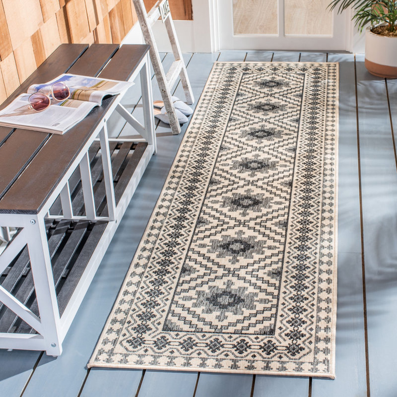 Northpoint Veranda Performance Southwestern Indoor/Outdoor Area Rug, Runner 2'3" x 14'