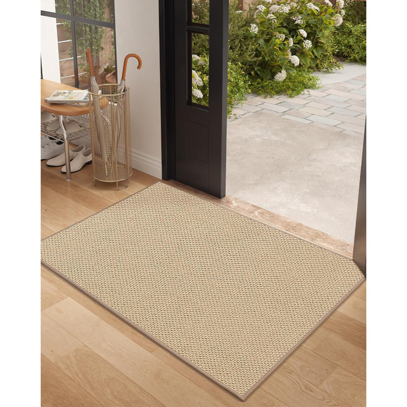 Non-Slip Mother's Day Indoor Doormat, Khaki, 81cm W x 122cm L